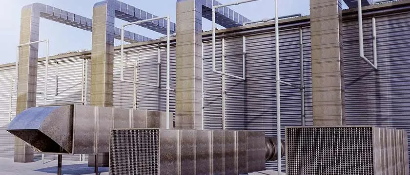 Commercial Chimney and Fresh Air Ducting in Raipur